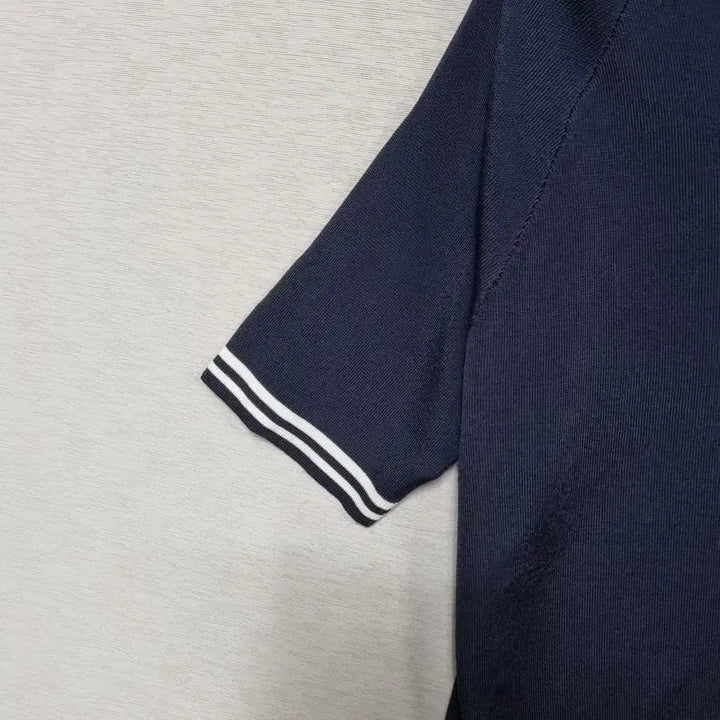 [BUNJANG] Miyumiyu Navy Knit Top / 미유미유 반팔 니트 여55ㅡ0403