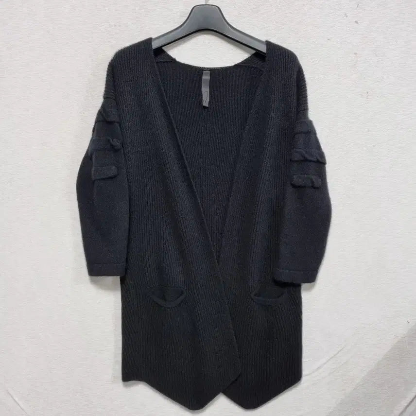 [BUNJANG] Ilaria Angora Open Cardigan (Black) Women&