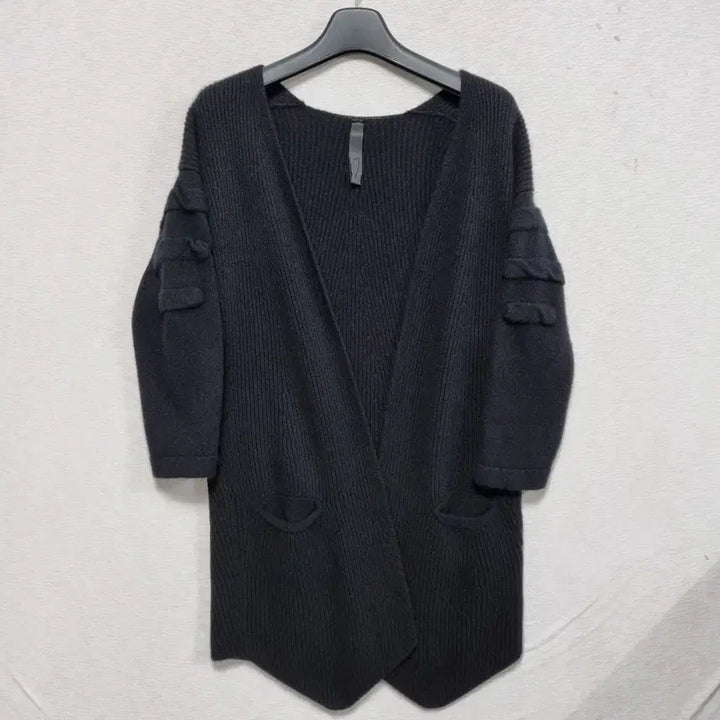 [BUNJANG] Ilaria Angora Open Cardigan (Black) Women&