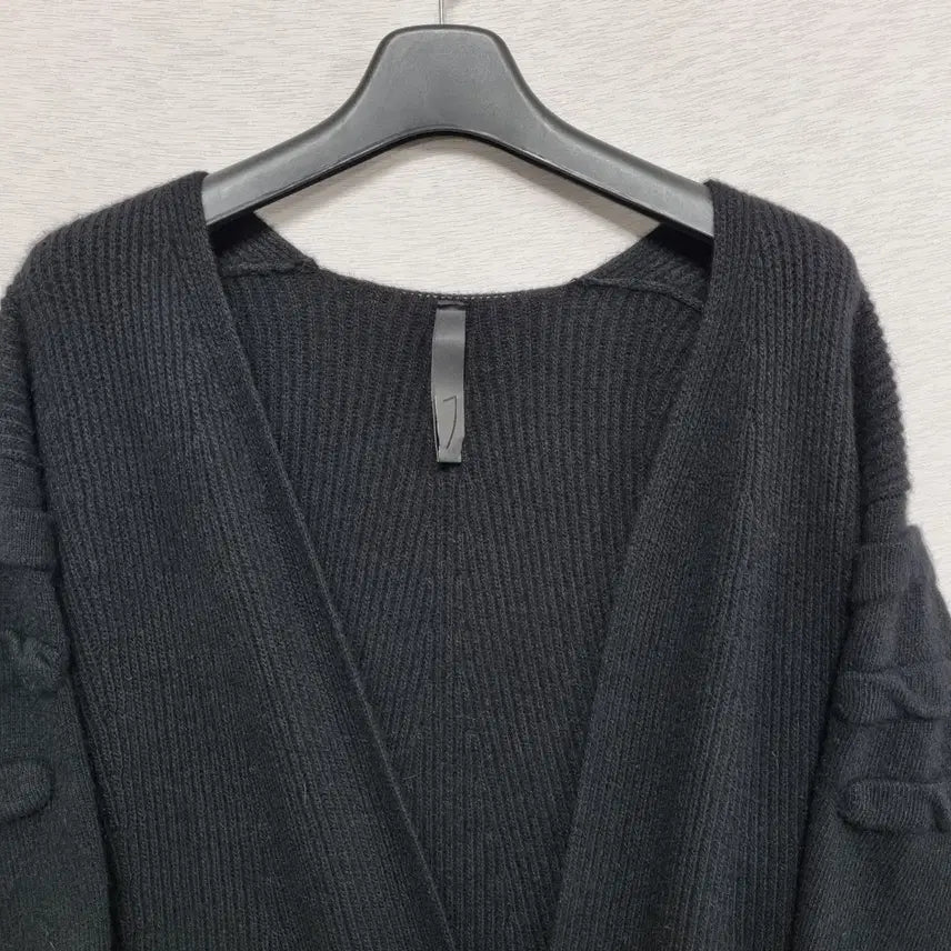 [BUNJANG] Ilaria Angora Open Cardigan (Black) Women&