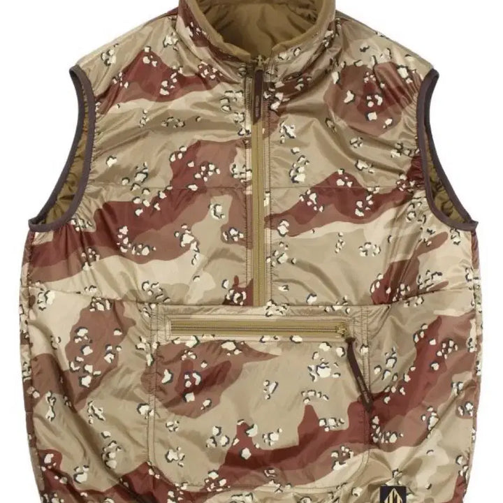 [BUNJANG] FREECITY Quickstrike Choco Chip Camo Vest / 프리휠러스 퀵스트라이크 초코칩카모 베스트