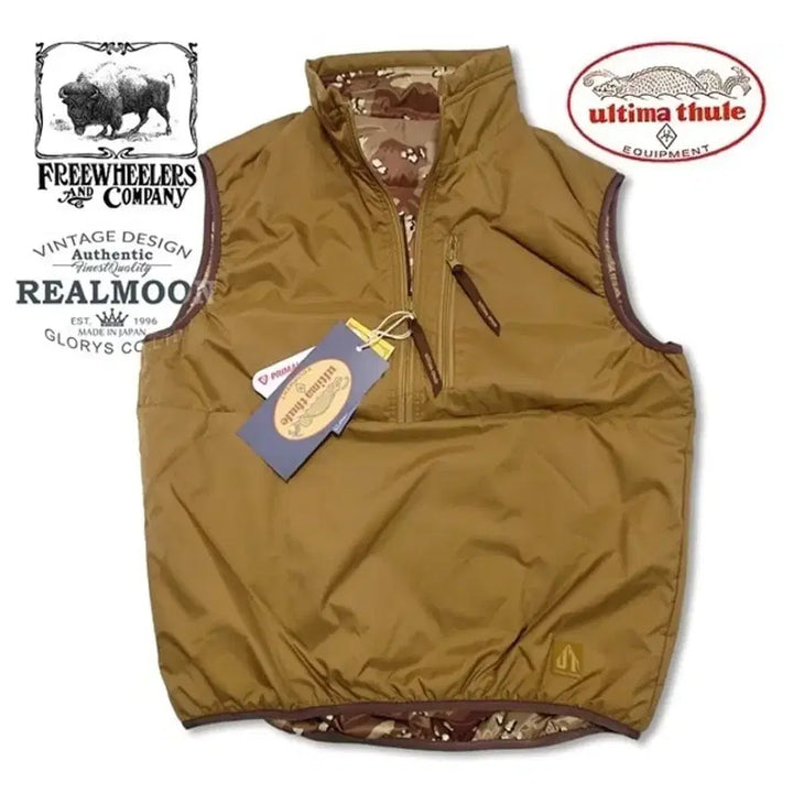 [BUNJANG] FREECITY Quickstrike Choco Chip Camo Vest / 프리휠러스 퀵스트라이크 초코칩카모 베스트