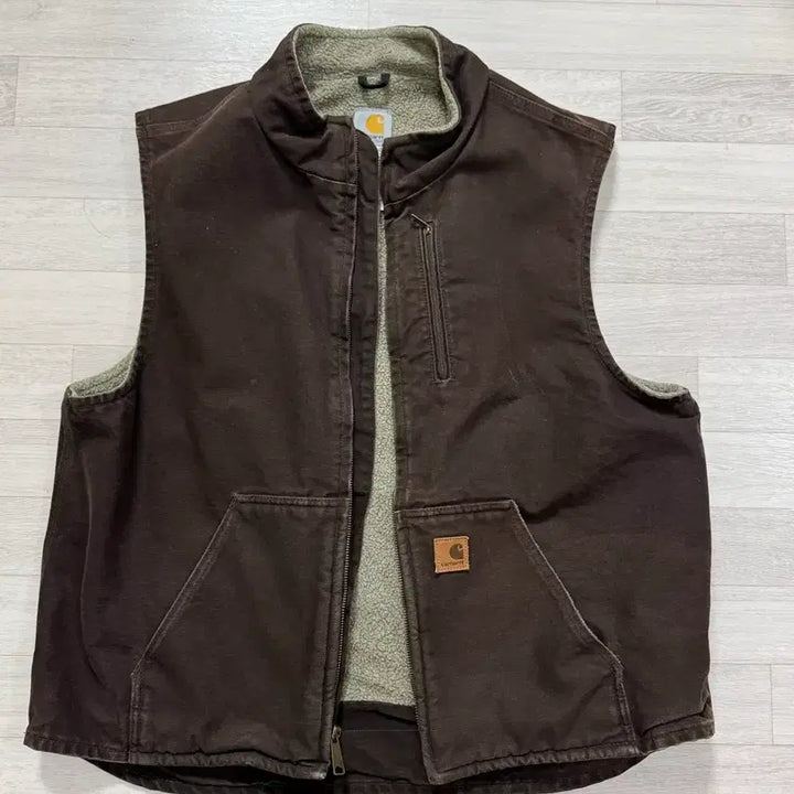 [BUNJANG] Vintage Carhartt Dark Brown Vest / 칼하트 다크브라운 베스트