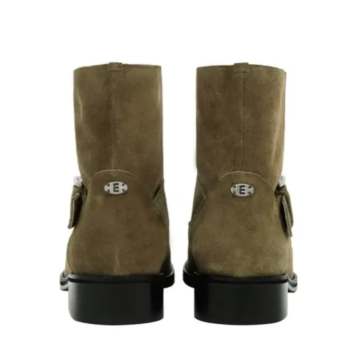 [SOLD OUT] 미닛뮤트 쇼티 버클 부츠 스웨이드 카키 230size