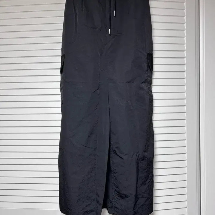 [BUNJANG] Black Cargo Long Skirt / 블랙 카고 롱 스커트