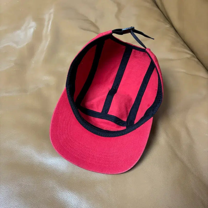 [BUNJANG] Supreme Camp Cap Washed Red Hat / 슈프림 캠프캡 모자 박스로고 워시드 레드