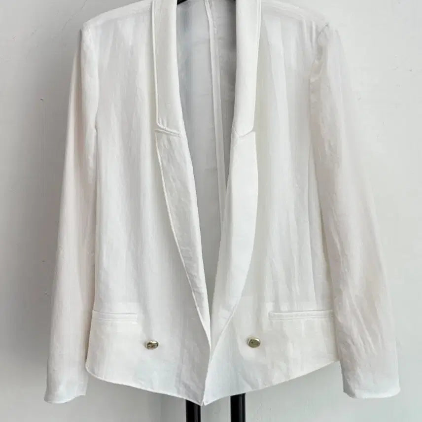 [BUNJANG] System White Jacket / 정품 시스템 SYSTEM 화이트 자켓
