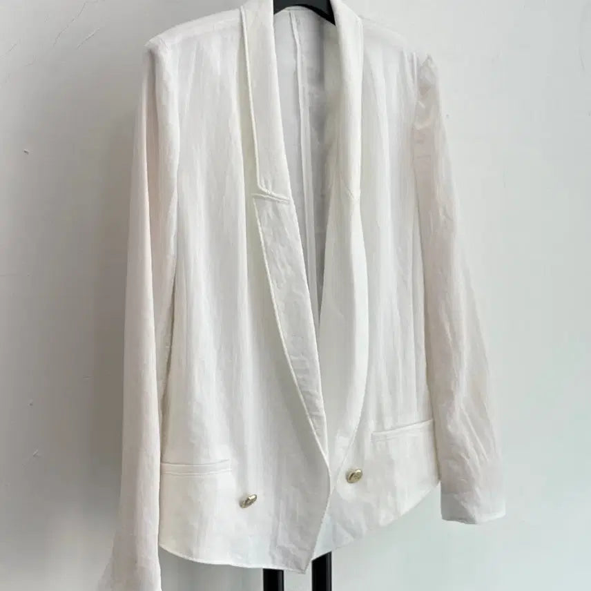 [BUNJANG] System White Jacket / 정품 시스템 SYSTEM 화이트 자켓