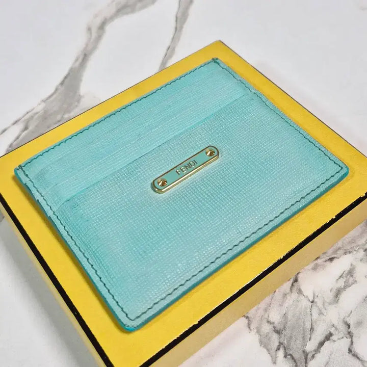 [BUNJANG] Fendi Sky Blue Card Holder / (정품) 펜디 스카이블루 카드지갑 홀더
