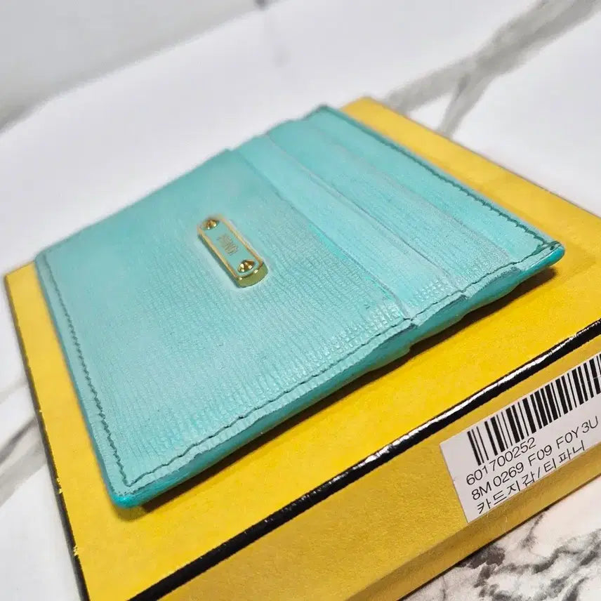 [BUNJANG] Fendi Sky Blue Card Holder / (정품) 펜디 스카이블루 카드지갑 홀더