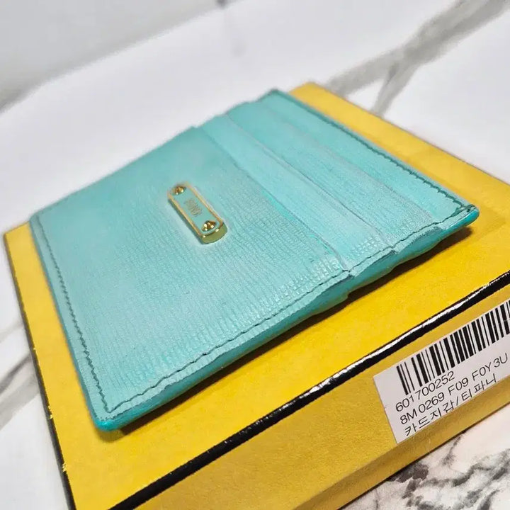 [BUNJANG] Fendi Sky Blue Card Holder / (정품) 펜디 스카이블루 카드지갑 홀더