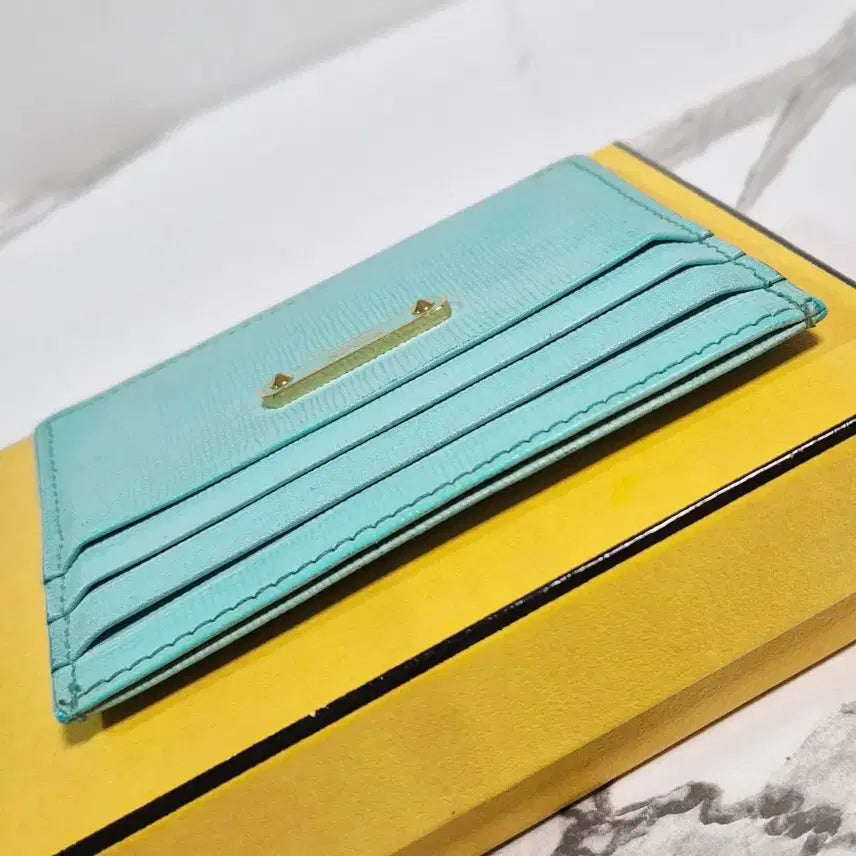 [BUNJANG] Fendi Sky Blue Card Holder / (정품) 펜디 스카이블루 카드지갑 홀더