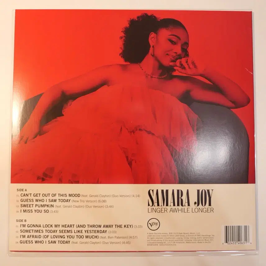[BUNJANG] Samara Joy - Linger Awhile Longer LP / [LP] Samara Joy - Linger Awhile Longer