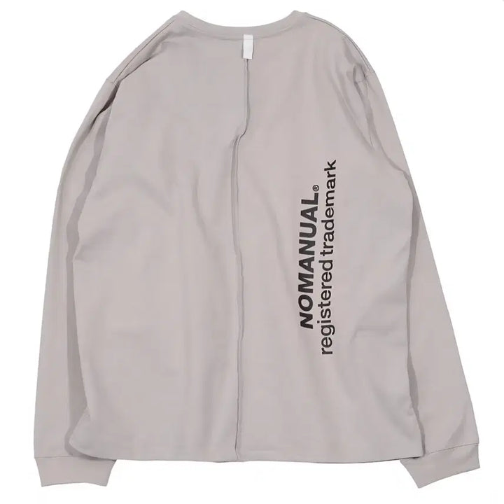 [BUNJANG] No Manual Long Sleeve Grey / (M) 노매뉴얼 롱슬리브 그레이