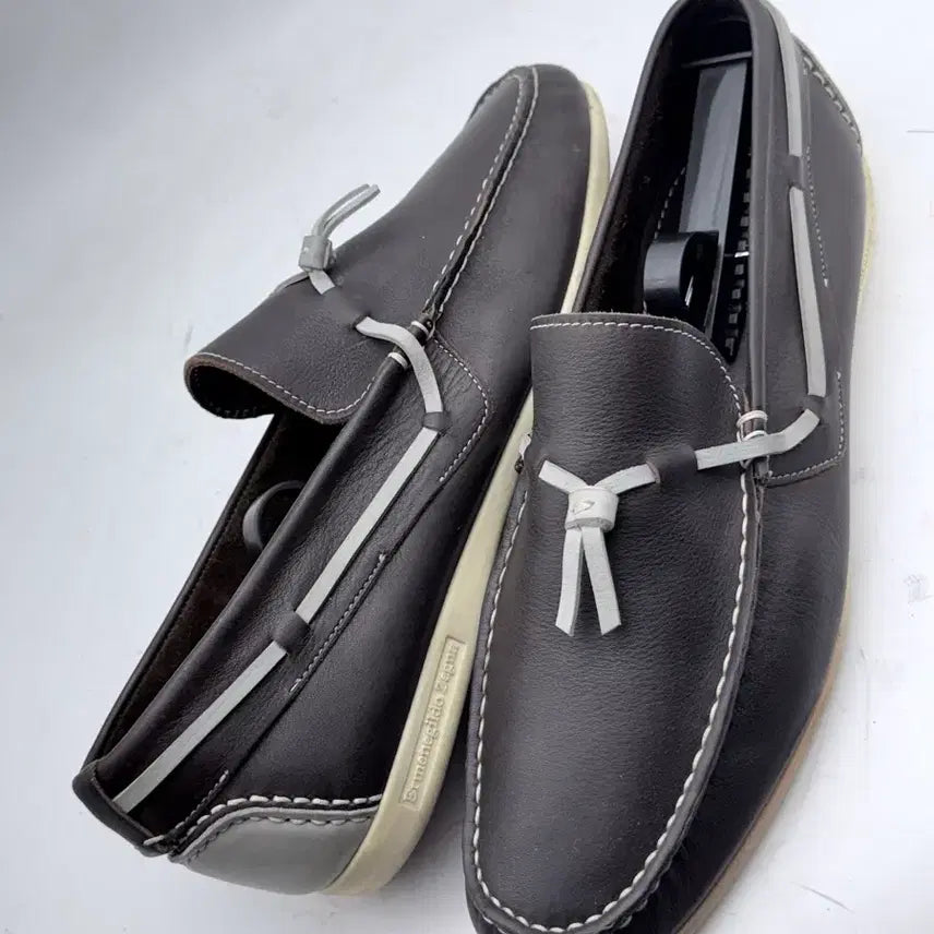 [BUNJANG] Ermenegildo Zegna Leather Sneakers (Size 270) / 정품)에르메네질도 제냐 270