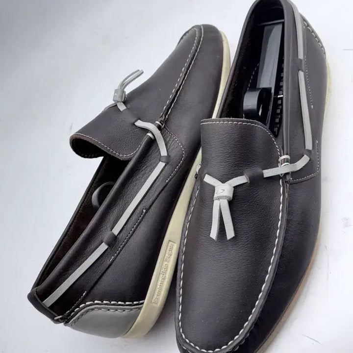 [BUNJANG] Ermenegildo Zegna Leather Sneakers (Size 270) / 정품)에르메네질도 제냐 270