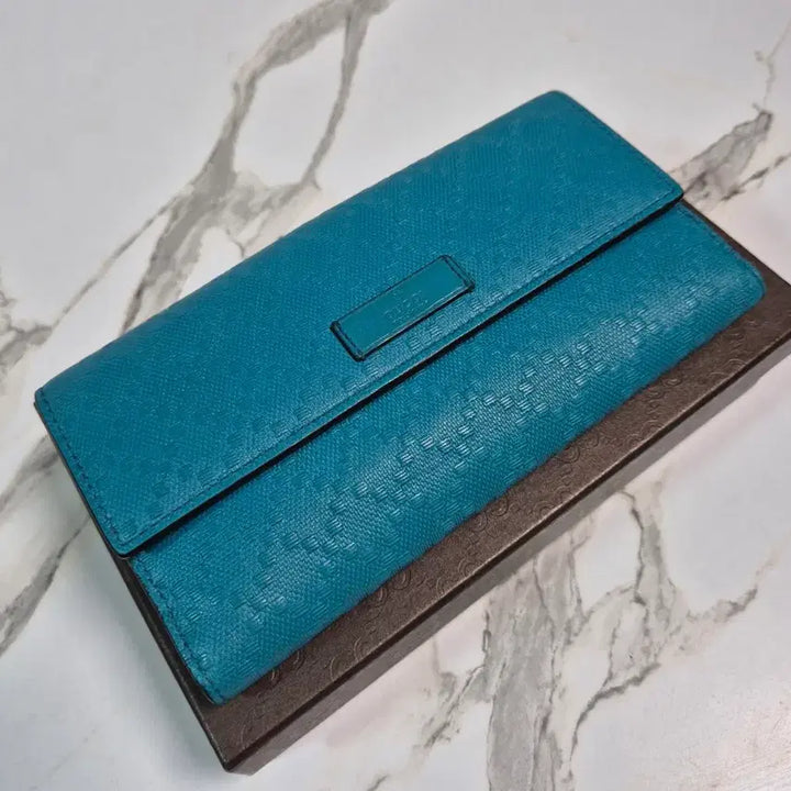 [BUNJANG] Gucci Microguccissima Flap Long Wallet / (정품) 구찌 마이크로시마 플랩 장지갑