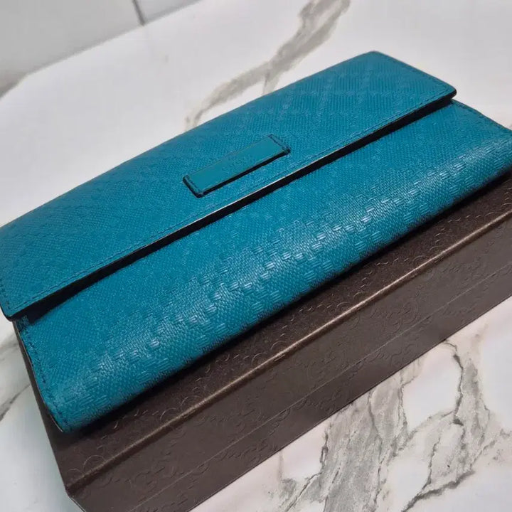 [BUNJANG] Gucci Microguccissima Flap Long Wallet / (정품) 구찌 마이크로시마 플랩 장지갑
