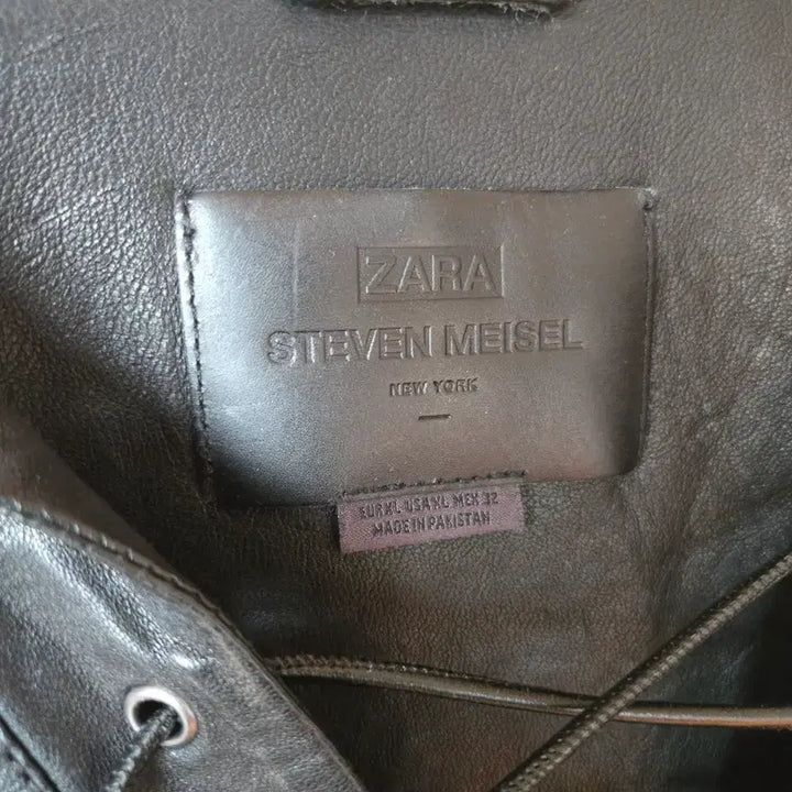 [BUNJANG] Zara Steven Meisel Leather Western Pullover Shirt L-XL / 자라 스티븐 마이젤 레더 웨스턴 풀오버셔츠L- XL