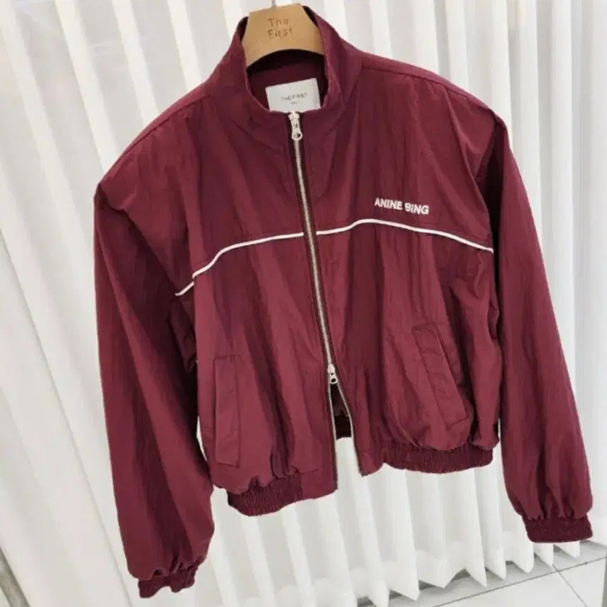 [BUNJANG] JINBANI Anorak Jumper (Burgundy/Teal) / 애니 아노락 점퍼(버건디/청록) 진바니 벨201 엔티크제이