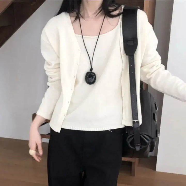[BUNJANG] Le Vêtements Cardigan Set / 르버터 가디건세트