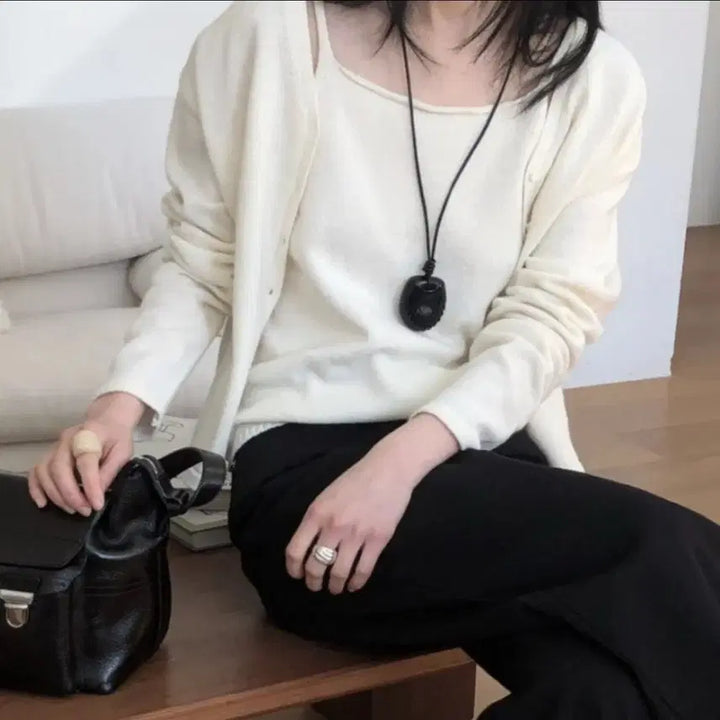 [BUNJANG] Le Vêtements Cardigan Set / 르버터 가디건세트