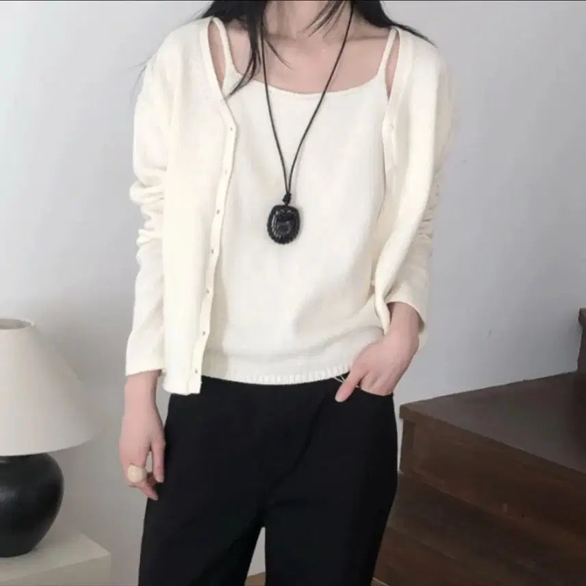[BUNJANG] Le Vêtements Cardigan Set / 르버터 가디건세트