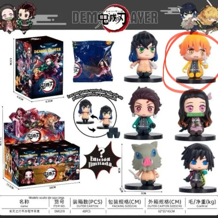 [BUNJANG] Demon Slayer Zenitsu Mini Figure / 귀멸의 칼날 젠이츠 미니 피규어