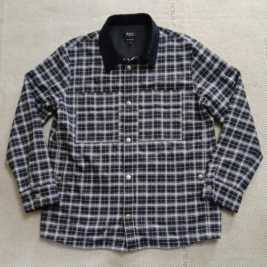 [BUNJANG] A.P.C. Checked Shirt Jacket / A.P.C. 체크 셔츠 자켓
