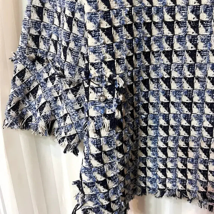 [BUNJANG] BESTI BELLI Tweed Blouse Top Size 55 / (1회착) 베스티벨리 BESTI BELLI 트위드 상의 블라우스 탑 55