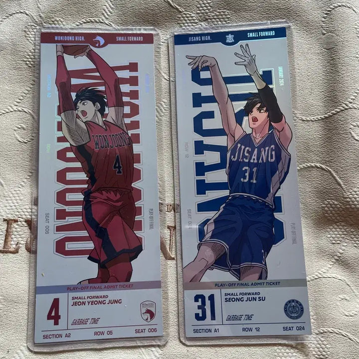 [BUNJANG] Garbage Time Jeon Young-joong &amp; Seong Jun-su Bundle Set Player Ticket / 가비지타임 랜덤 선수티켓 전영중 성준수 일괄 빵준 갑타