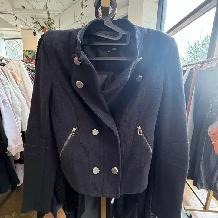 [BUNJANG] Tomboy Black Jacket Size 55 / 톰보이 블랙 자켓 55사이즈