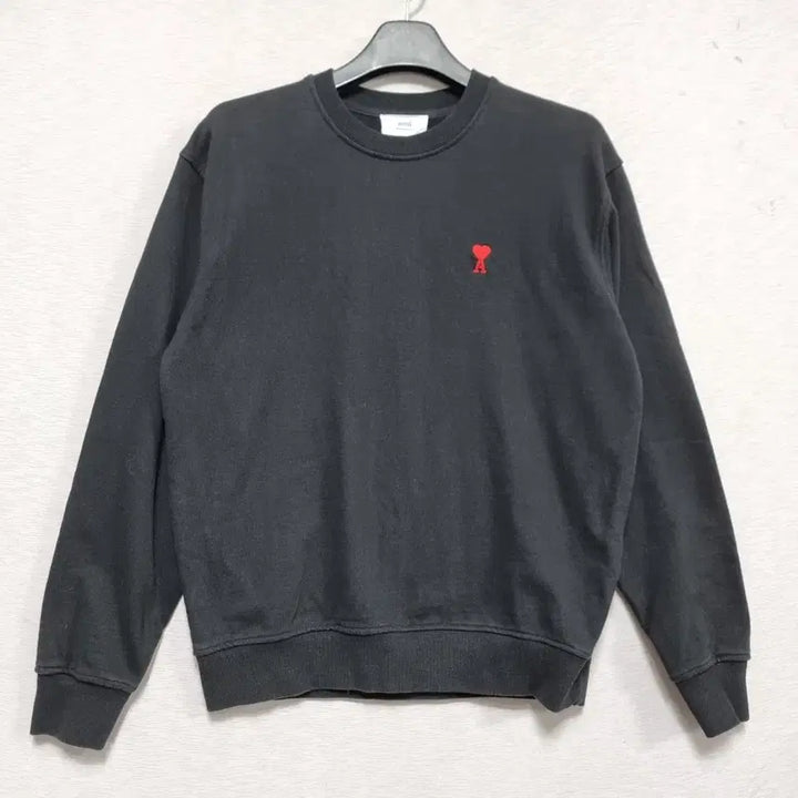 [BUNJANG] AMI Cotton Terry Sweatshirt Black Men&
