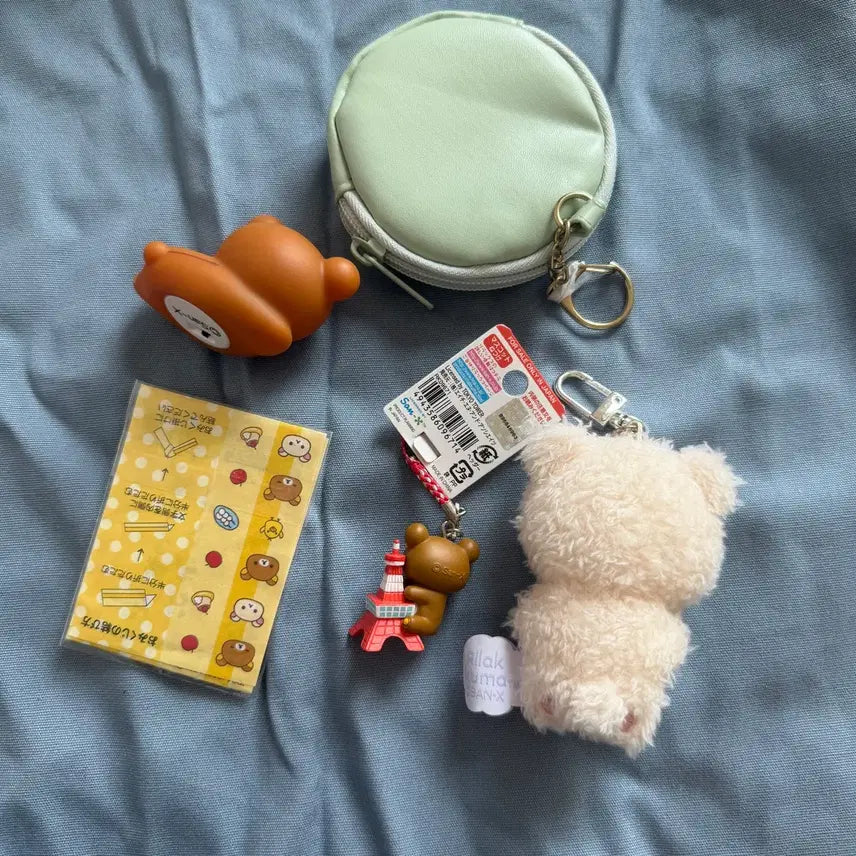 [BUNJANG] Rilakkuma Coin Pouch Gacha Keychain Figure / 리락쿠마 동전지갑 가챠 가차 키링 피규어