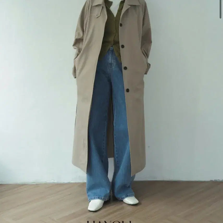 [BUNJANG] Hanoll Trench Coat - New with Tag / 한올 트렌치코트 / 새상품 (택o)
