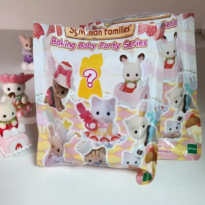 [BUNJANG] Sylvanian Families Baby Cake Party Series Baby Chocolate Rabbit Blind Bag / 실바니안패밀리 블라인드백 아기 초코 토끼 (미사용)