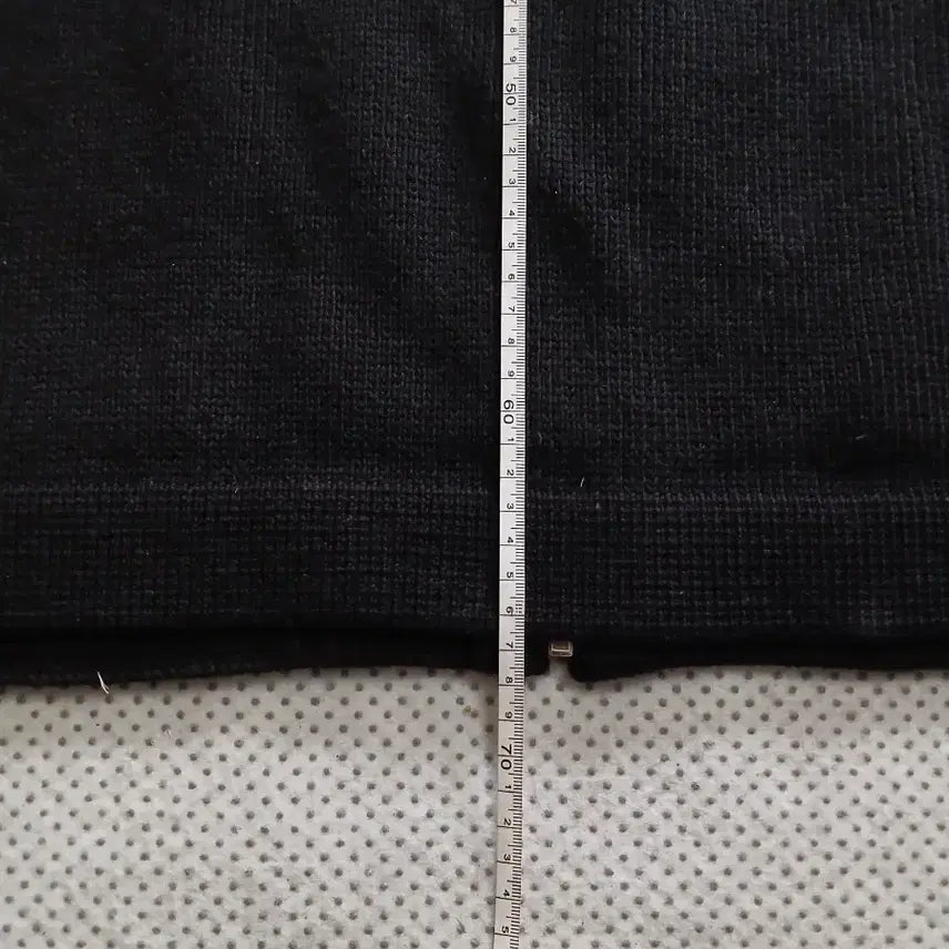 [BUNJANG] TIME Zip-up Knit Cardigan Black / TIME 짚업 니트 가디건 블랙