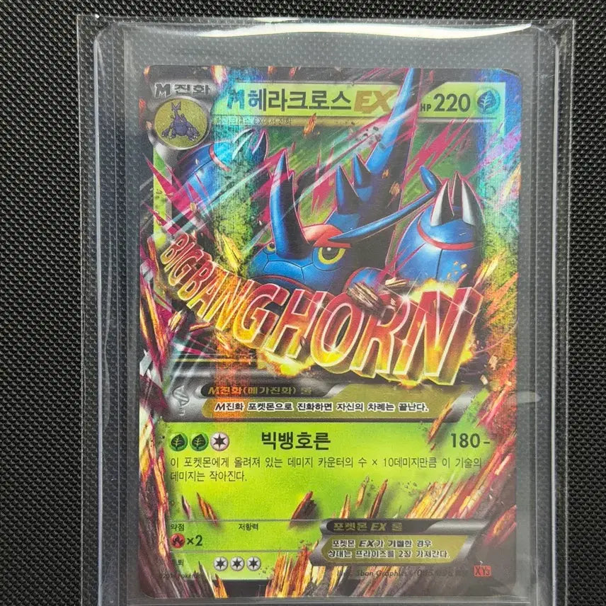 [BUNJANG] Pokemon M Heracross EX XY Classic Card / 포켓몬 M 헤라크로스 EX XY 고전카드 -2014-