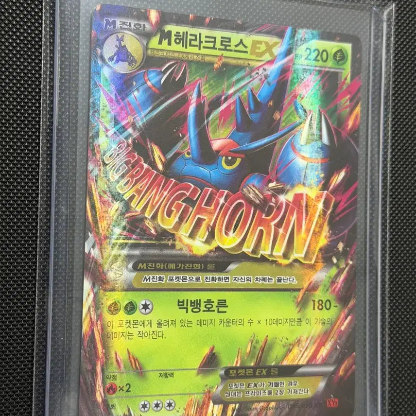 [BUNJANG] Pokemon M Heracross EX XY Classic Card / 포켓몬 M 헤라크로스 EX XY 고전카드 -2014-