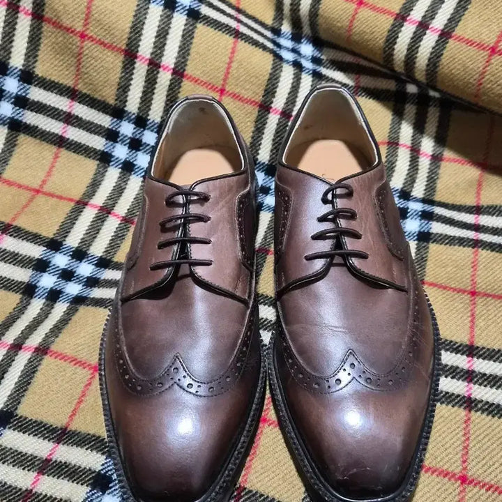 [BUNJANG] S.T. Dupont Classic Brown Wingtip Shoes / 에스티 듀퐁 클래식 브라운 구두
