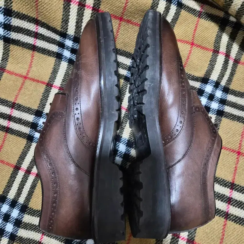[BUNJANG] S.T. Dupont Classic Brown Wingtip Shoes / 에스티 듀퐁 클래식 브라운 구두