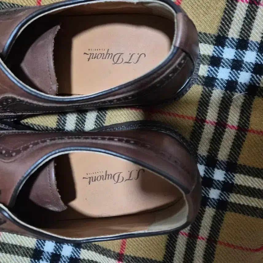 [BUNJANG] S.T. Dupont Classic Brown Wingtip Shoes / 에스티 듀퐁 클래식 브라운 구두