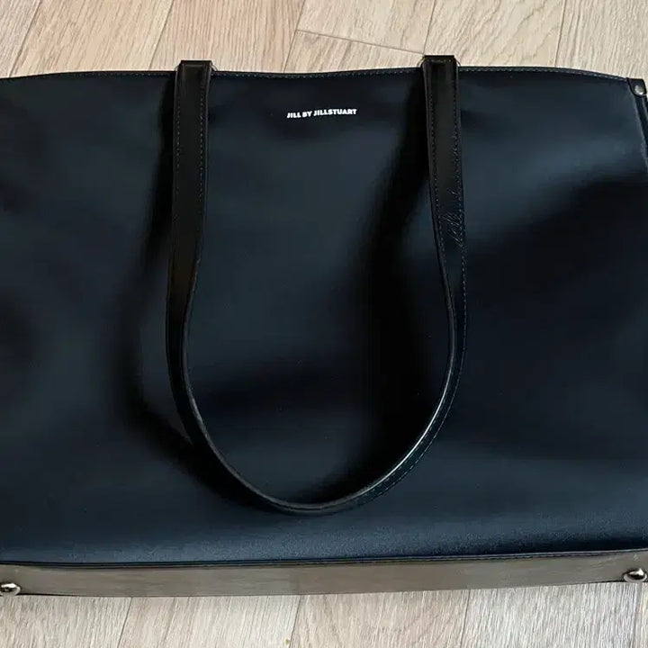 [BUNJANG] JILL by JILLSTUART Choo-eunni Black Recycled Nylon Large Shoulder Bag / 질바이질스튜어트 쭈언니 케미백 블랙 리사이클 나일론 라지 숄더백