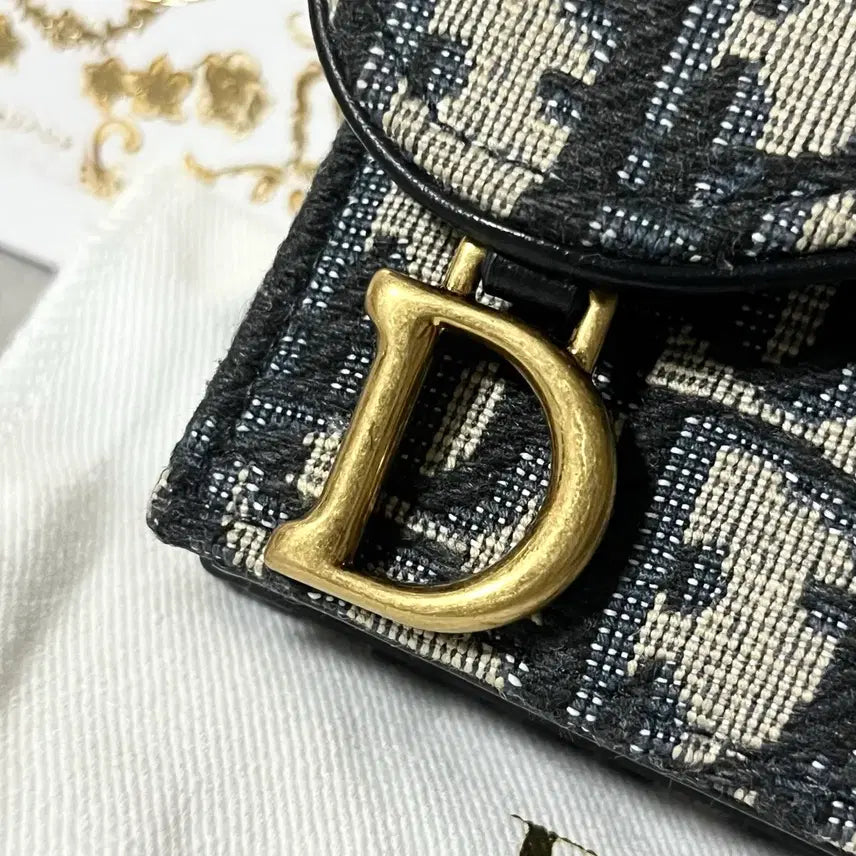 [BUNJANG] Dior Oblique Saddle Card Wallet / [새상품] 디올 오블리크 새들 카드지갑