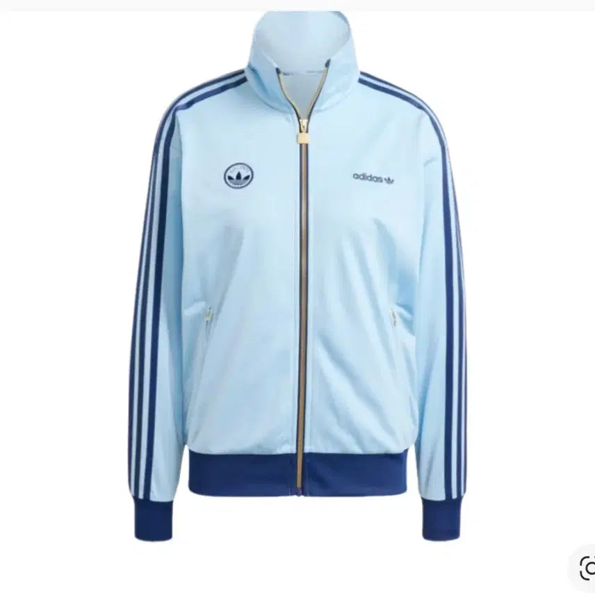 [BUNJANG] Adidas Firebird Badge Track Top Jersey / 아디다스 파이어버드 배지 트랙 탑 져지 클리어 스카이
