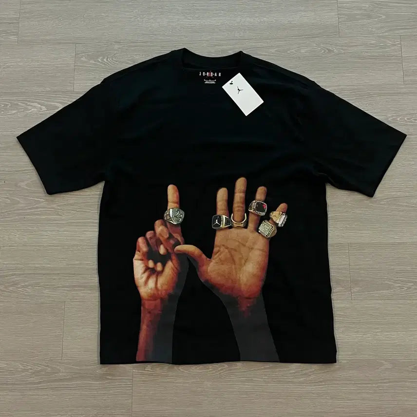 [BUNJANG] Jordan MVP Ring Print T-shirt Black / 새상품) 조던 mvp 링 프린팅 반팔 티셔츠 블랙