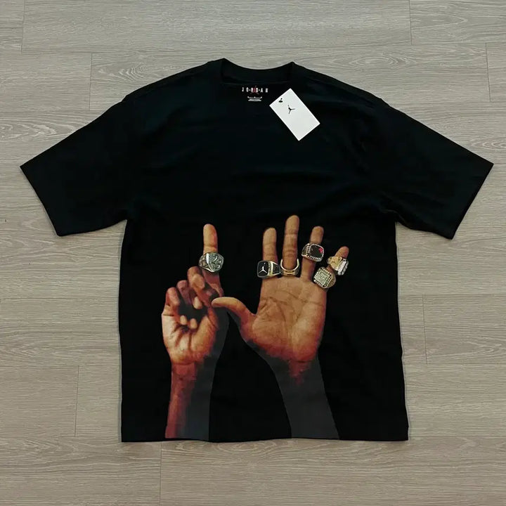 [BUNJANG] Jordan MVP Ring Print T-shirt Black / 새상품) 조던 mvp 링 프린팅 반팔 티셔츠 블랙