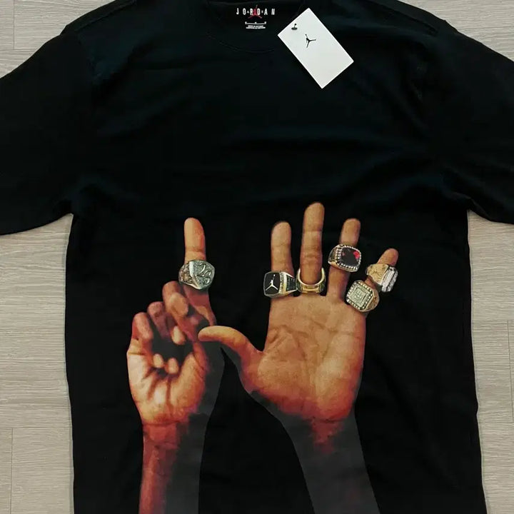 [BUNJANG] Jordan MVP Ring Print T-shirt Black / 새상품) 조던 mvp 링 프린팅 반팔 티셔츠 블랙
