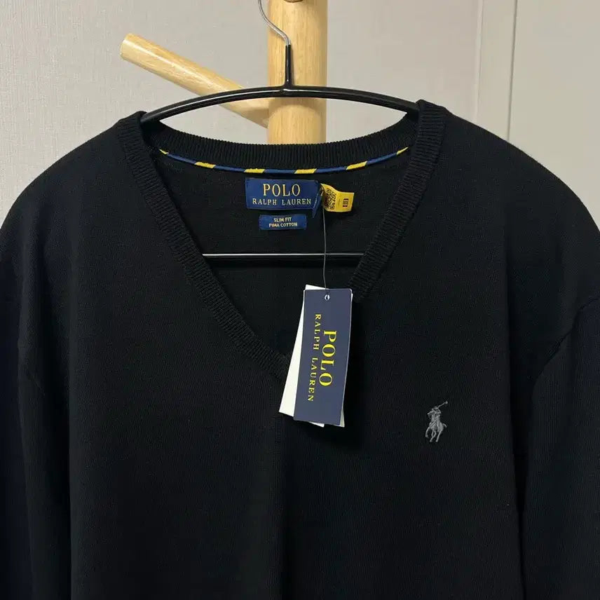 [BUNJANG] Polo Ralph Lauren Pima Cotton V-Neck Knit Sweater / (새상품) 폴로 랄프로렌 피마 코튼 브이넥 니트