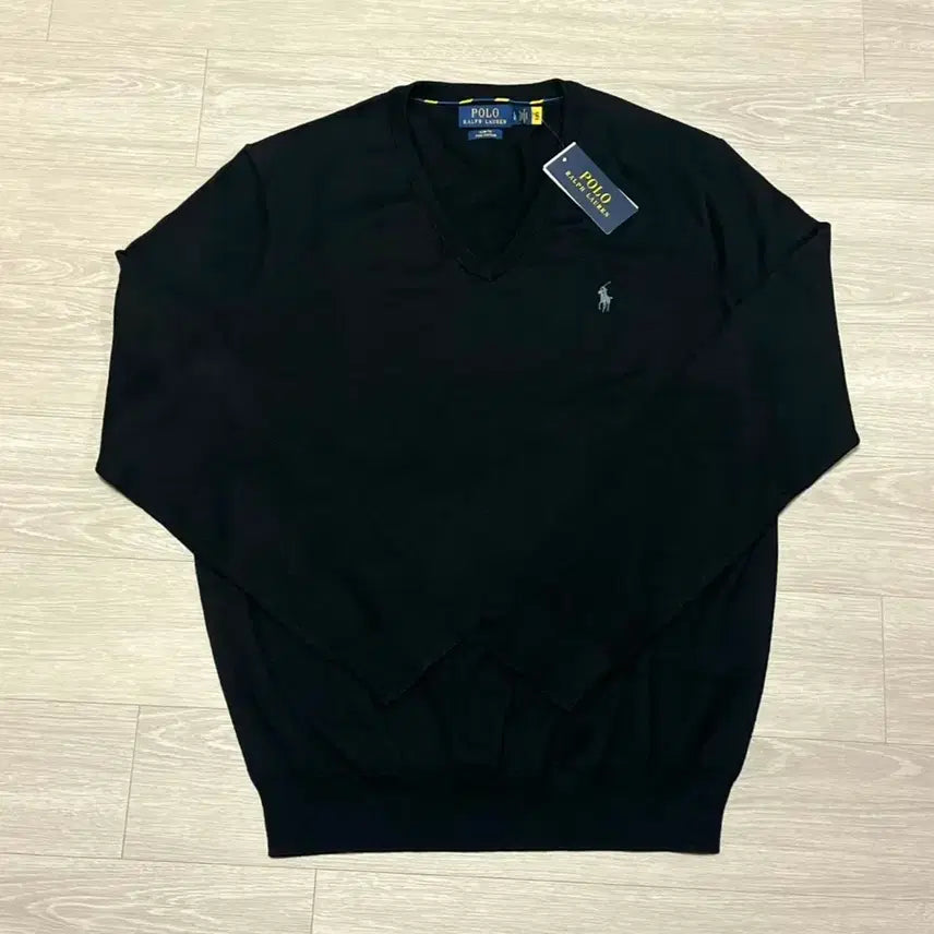 [BUNJANG] Polo Ralph Lauren Pima Cotton V-Neck Knit Sweater / (새상품) 폴로 랄프로렌 피마 코튼 브이넥 니트